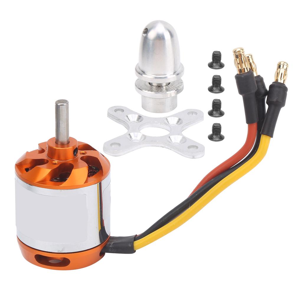 D2836 Brushless Motor with Adapter RC Motor Replacement for RC FixedWing Airplane(1500KV )