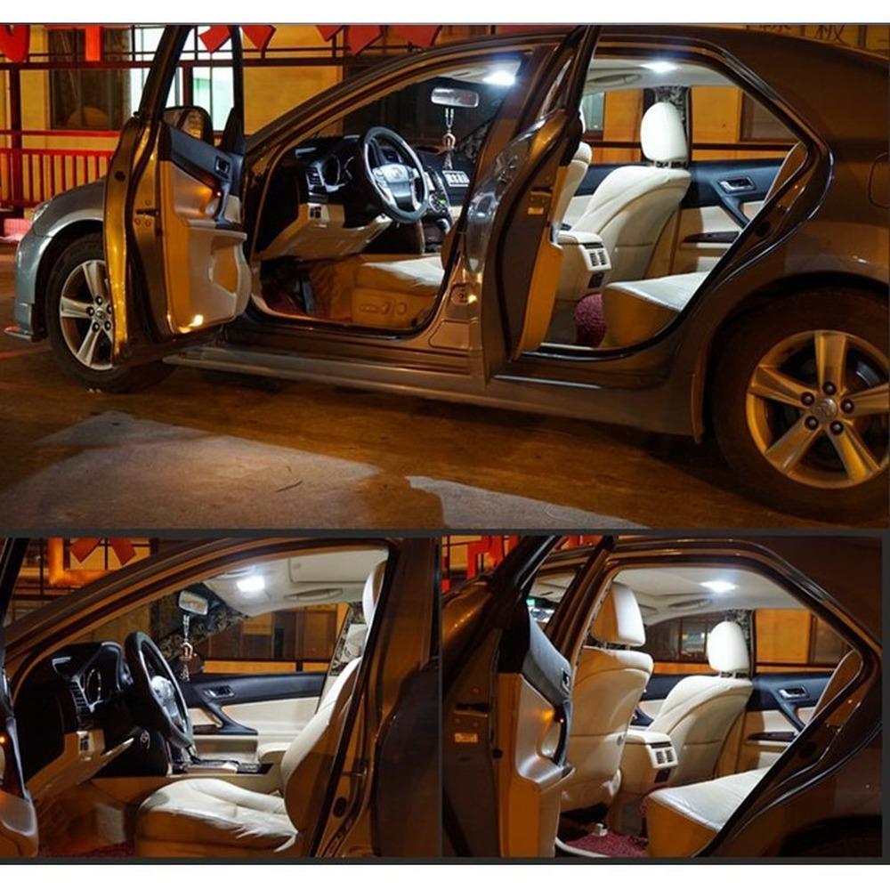 Car 12 36 48 SMD 5050 LED Car Ceiling Light Interior Reading Light Car Trunk Bulb, Car Top Bulb with T10 W5W Festoon 2 Kinds of Adapter Bases