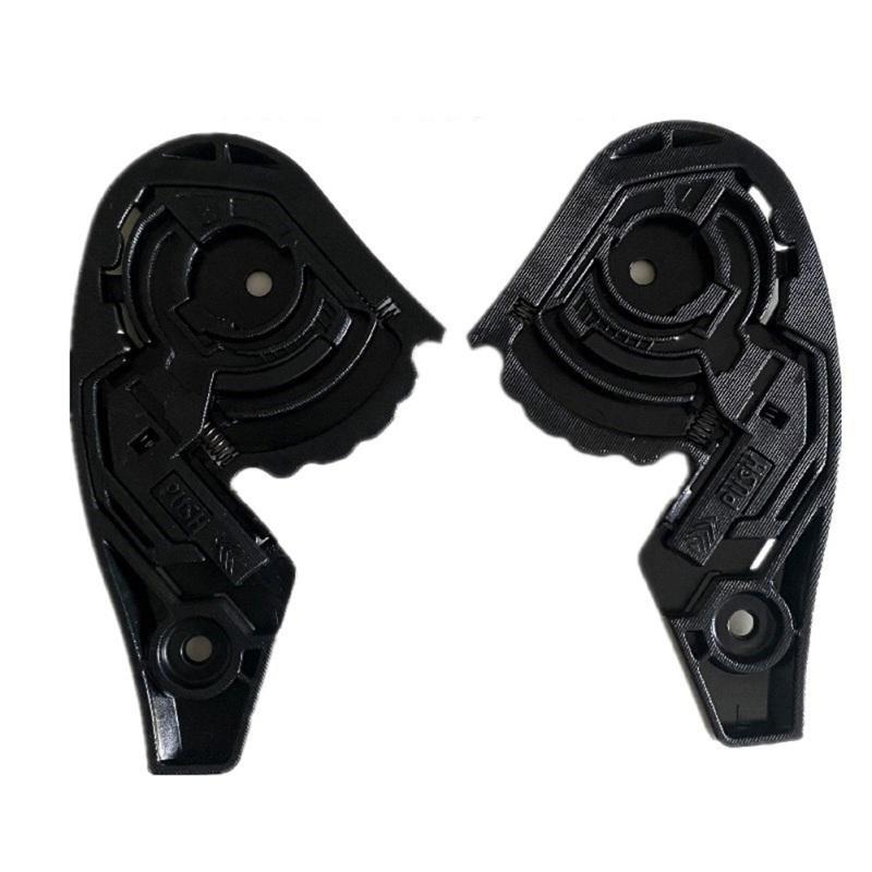 1 Pair Of Plastic Motorcycle Mt Helmet Shield  Base Mt-v-19 Helmet Equipment Accessories Replacement