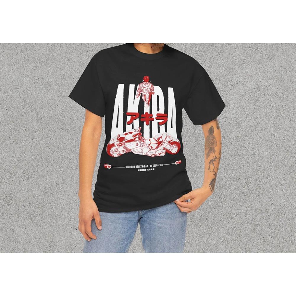 Akira Graphic T-Shirt Retro Grunge Anime Tee Shirt Japanese Neo-Tokyo Manga Cyberpunk Merch Akira 80s Sci-Fi Anime T Shirt