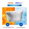 Insulated Lunch Bag, Long-Lasting Cold and Warm Insulation, Large Capacity, Compact, Foldable, with Ice Pack Pocket, Rice Ball Case, Bento Bag [Double