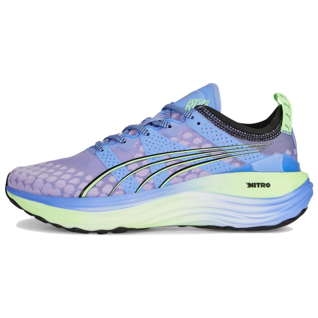 Puma ForeverRun Nitro Elektro Purple Fizzy Lime Women Sneakers 377758-02