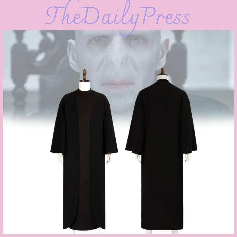 Cosplay Lord Voldemort Costume Fiber Polyester Role Play Clothing Halloween