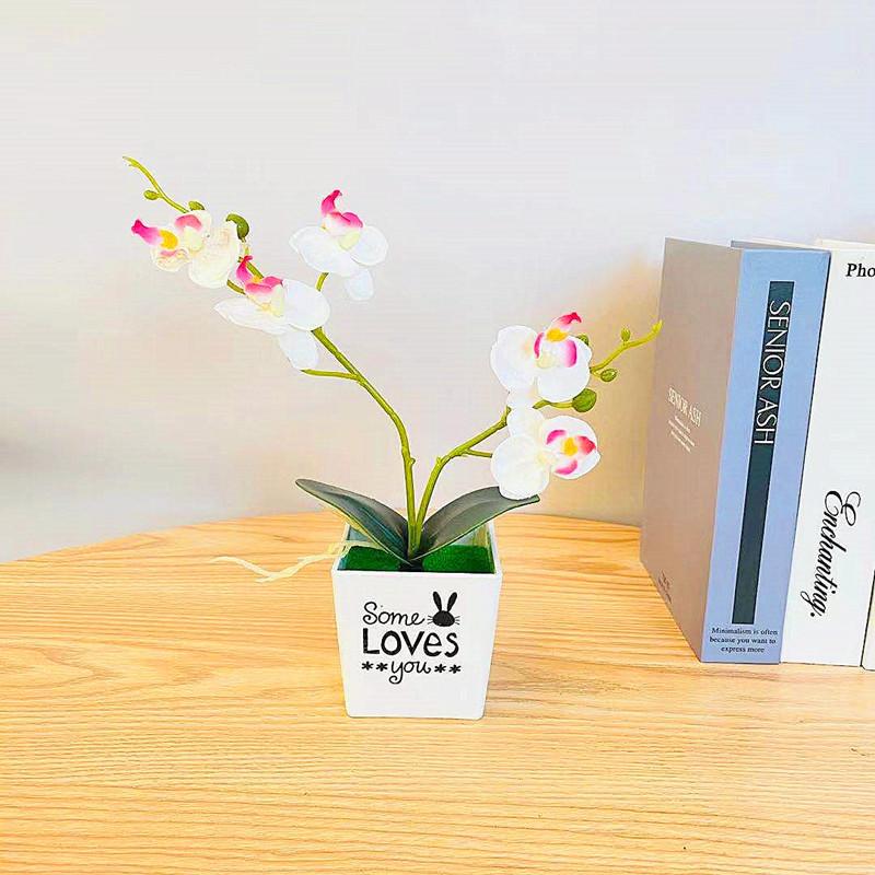 Aphrodite Faux Phalaenopsis Potted Plant 3d Printing Design For Decor Indoor
