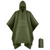 Mantello Impermeabile Telo Multifunzionale 3-in-1 Tappetino Zaino Alpinismo Outdoor Camouflage Tattico con Cappuccio Mantello Poncho