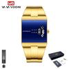 VA VA VOOM Quarz Uhr Herren Top Marke Hohe Qualität Edelstahl 30M Wasserdicht Sport Business Armbanduhren Damen Quarz Uhr