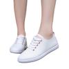 Breathable White Mesh Flat Shoes for Women - Summer Korean Style