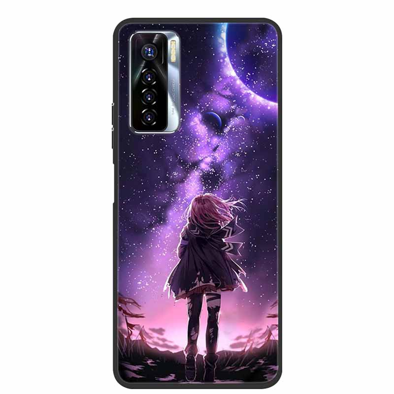 For Tecno Camon 17 Pro Cases 17P 17 Soft TPU Silicone Phone Cover for Tecno Camon 17P Back Cover Bumper Fundas Camon17 CG7n Capa