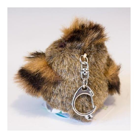 Bamboo Shoot Mini Mini Kids Keychain Owl Brown Plush 48121