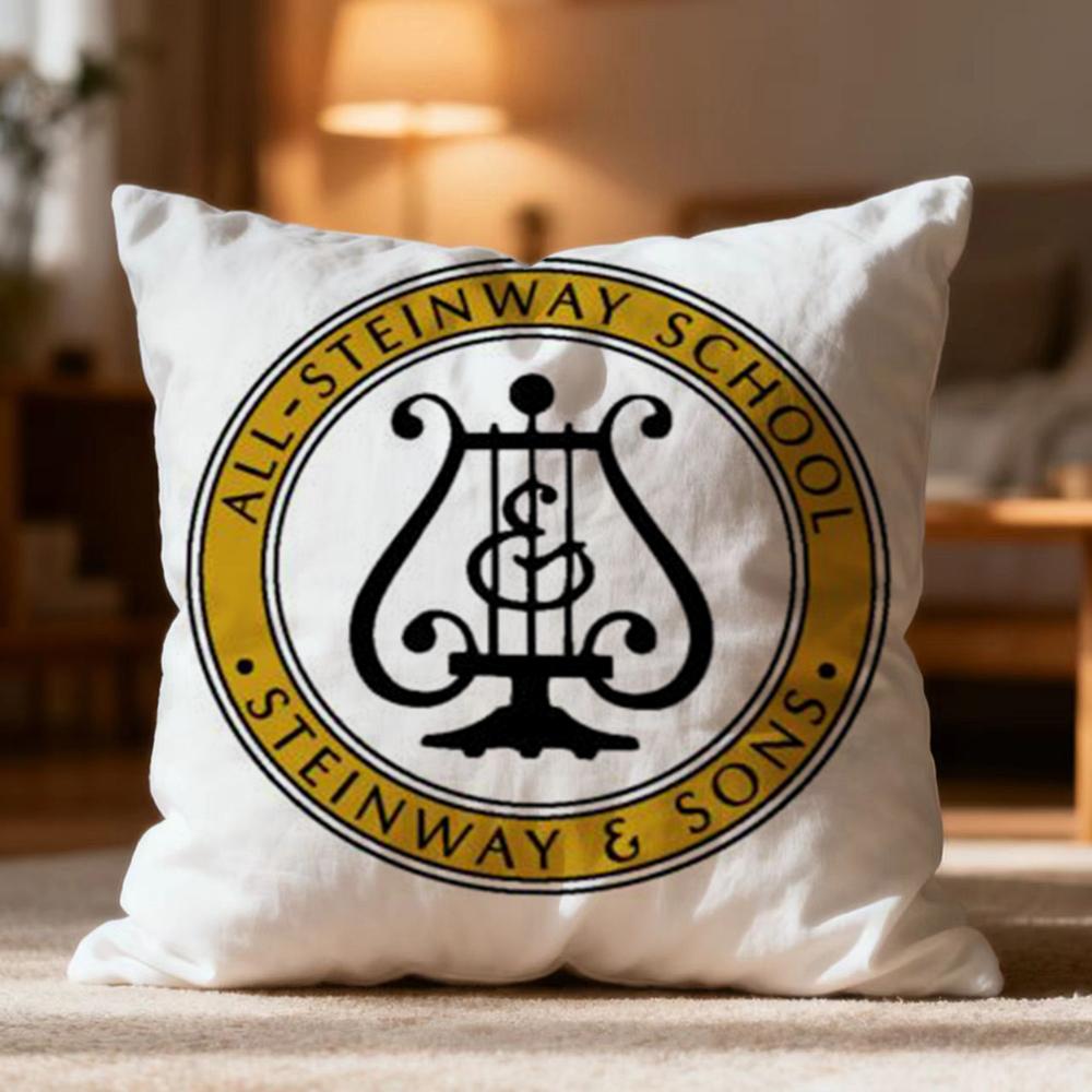 Hot S-SSteinway & Sons Cushion Cover Soft Washable Pillow Case Multi-Scene for Couch Bed Travel Office Use