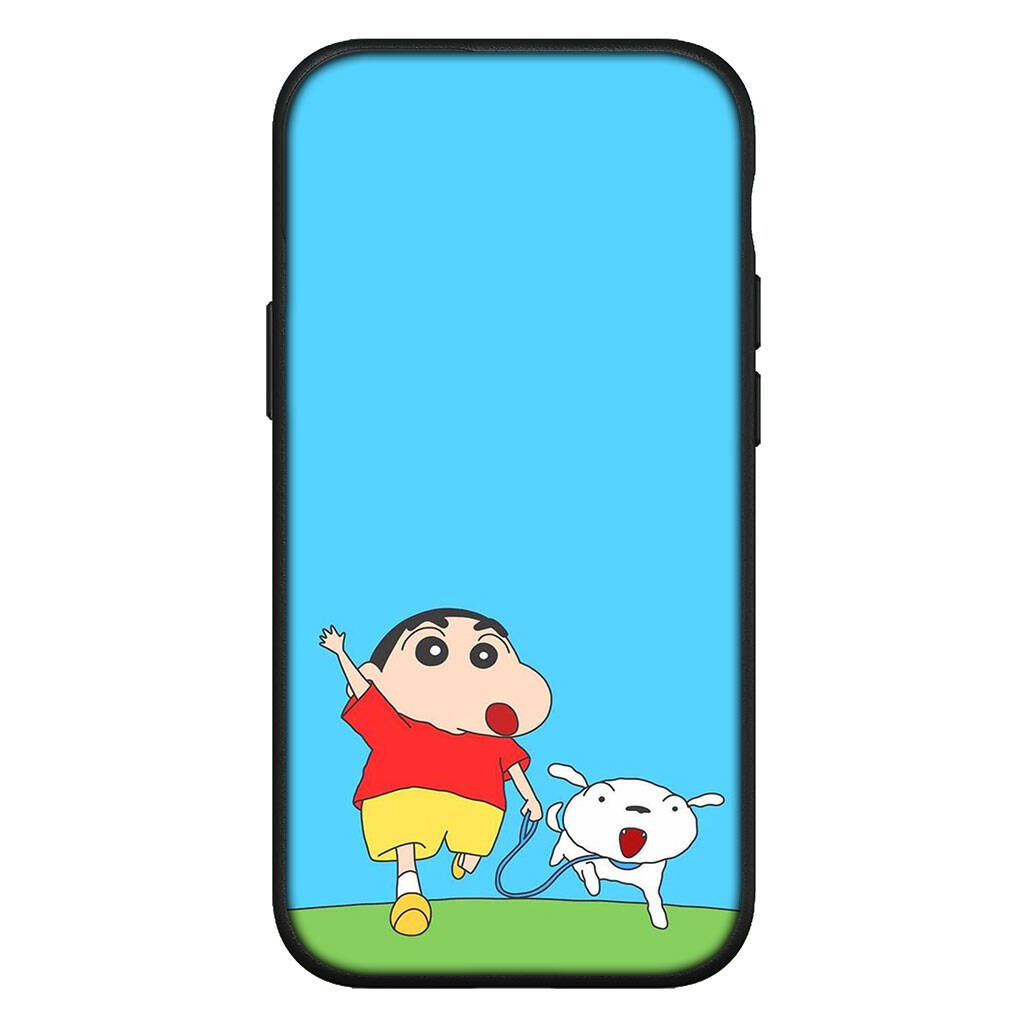 Cover for iPhone 17 16 15 Xiaomi Poco Redmi Note 14 13 12 Pro 16e Samsung Galaxy S25 S24 S23 OPPO Huawei Cartoon Crayon Shin Chan Shinchan Phone Case