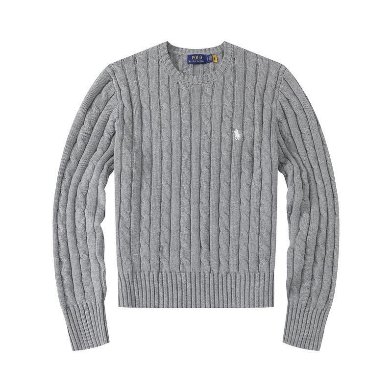 VAYLA Mode Luxus Rundhals Pullover Damen Herbst Winter Neuer Trend Klassisches Stickdesign Lässiger Strickpullover M