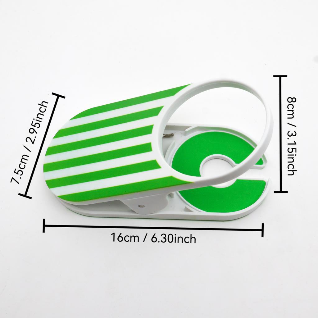 Clip-On Drink Holder, Clip On Drink Holder for Beach Chair, Hanging Desk Cup Holders Clamp, Universal Cup HolderClip, for Beach