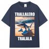 Tralalero Tralala Funny Shark Meme T-Shirt   Fashion Vintage T Shirts Casual Cotton Oversized O-Neck T-Shirts Streetwear