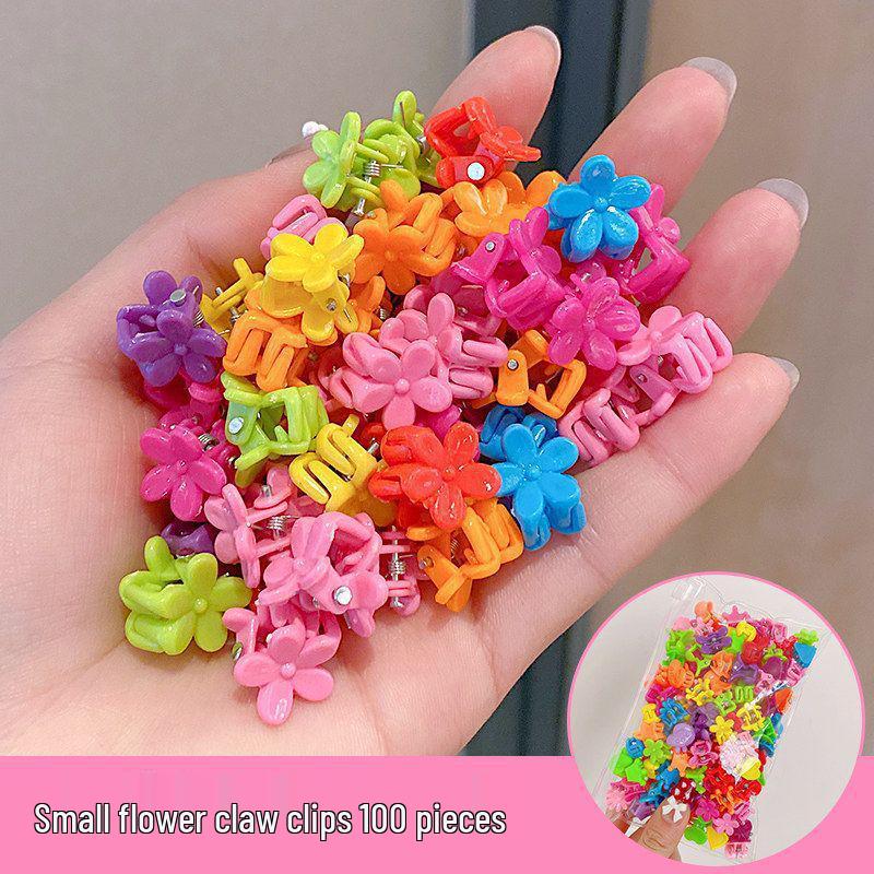 Baby & Toddler Hair Clips - Cute, Damage-Free Princess Hair Accessories with Mini Claw Clips & Flower Designs