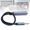 Plug and Play 6.35mm Female Jack to 3.5mm Male Sound Cable Headphone Extension Cord  for Pianos