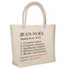 Beach Bag - PLANETEE - Jean-Noël Definition (insulated Bag) - Cotton - Large Capacity - Printed In France