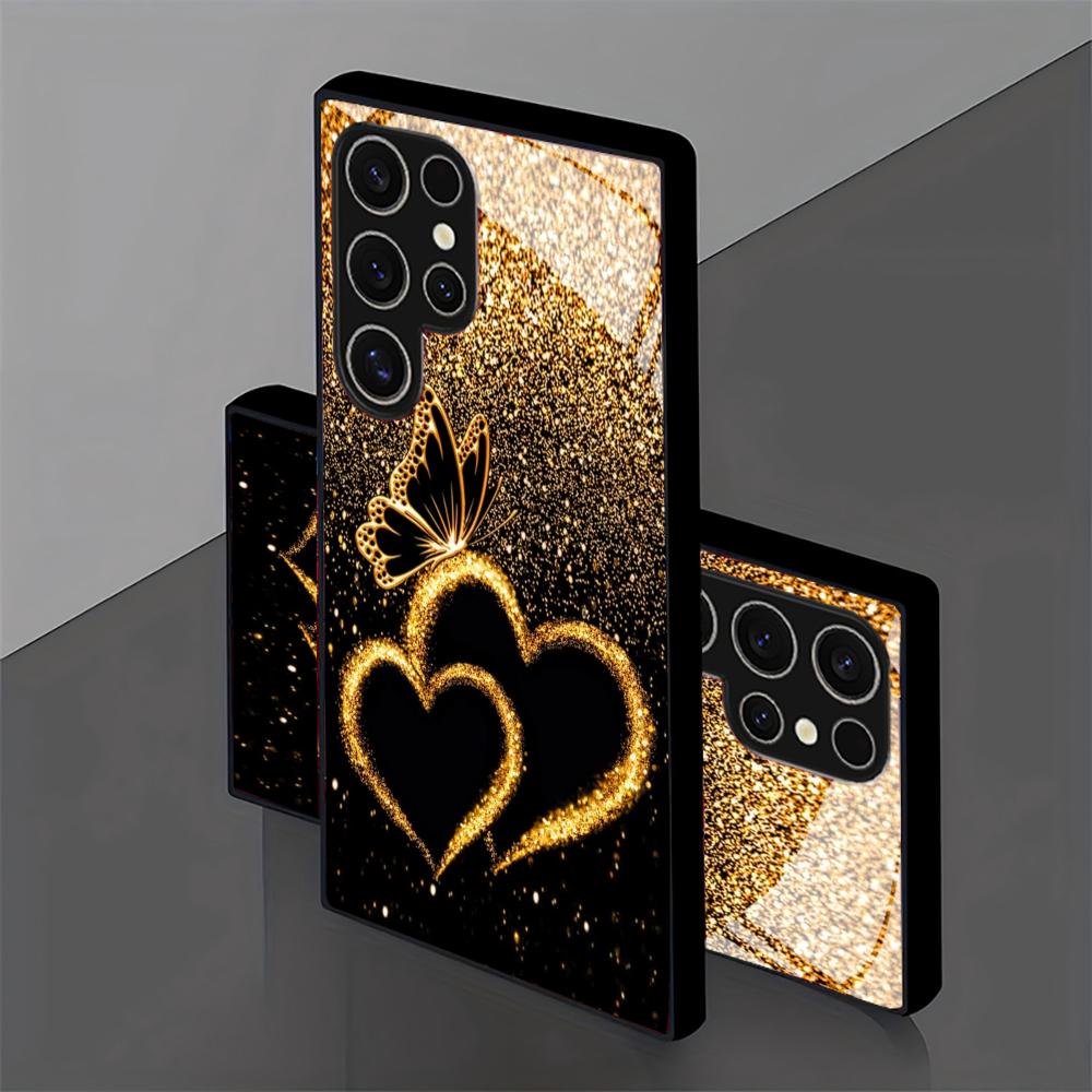 Etui na telefon z wzorem Miłość szklane etui na telefon do Samsung Galaxy S26 22 23 24 25 PLUS S21 22 23 24 25 ULTRA
