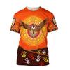 Summer Unisex t shirt 3D Printed Aboriginal Australia Kangaroo Turtle Lizard T-Shirt Street Trend Wild Unisex Tee shirt TTD06