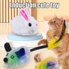 Smart Running Mouse Cat Toy Interactive Random Moving Electric USB Simulation Mice Kitten Self-Playing Plush Toy Pet Products