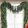 150cm 59.05 Inches Festive Decoration Sturdy Holiday Decor Indoor Outdoor Decor Long-lasting Holiday Decor Lifelike Cedar Leaves