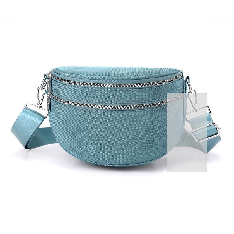 Eine trendige Pendler-Damen-Einzelschultertasche, frische und einfache Umhängetasche, Handy- und Münzfach