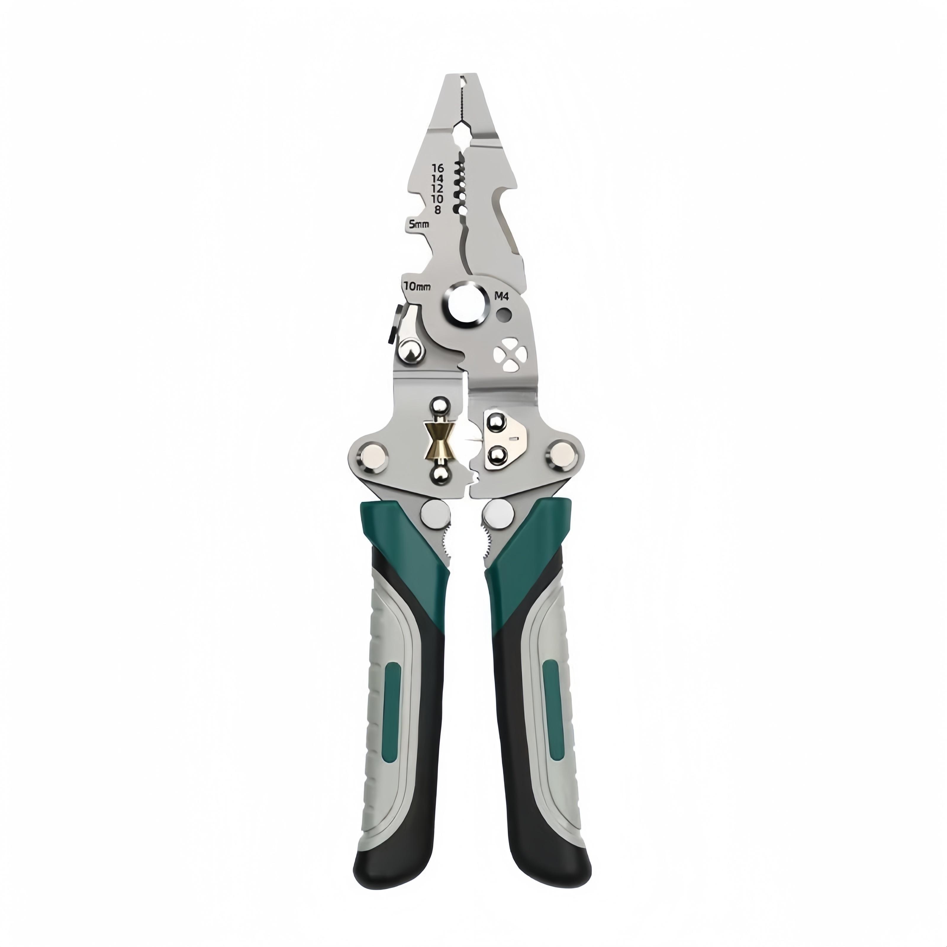 

Многофункциональные складные клещи для зачистки проводов: специальные клещи для зачистки проводов для электриков, обрезаемые провода и т. д., складная конструкция, удобное хранение