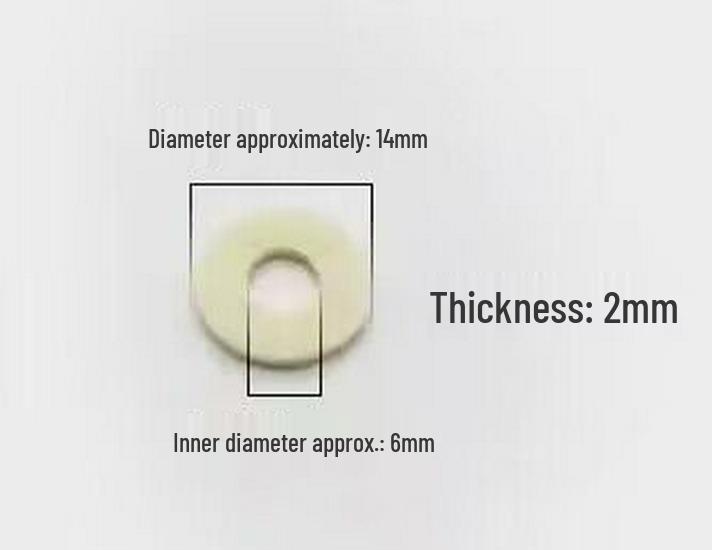 Compact Horn & Trumpet Felt Pads: Alto Sax White & Black