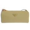 PRADA  1BC239 Shoulder Bag green/khaki leather Women