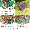 Christmas Reindeer Snowflake Confettis Sparkling Plastic Confettis for Holiday Party Table Centerpieces Vase Fillers