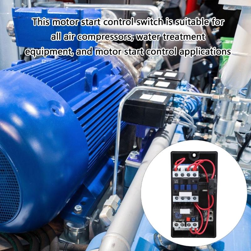 Single Phase Magnetic Electric Motor Starter 220V Waterproof Magnetic Motor Starter Switches Box Motor Protector