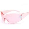 Spicy Y2K Millennial Star-Shaped Sports Sunglasses - Futuristic European & American Style