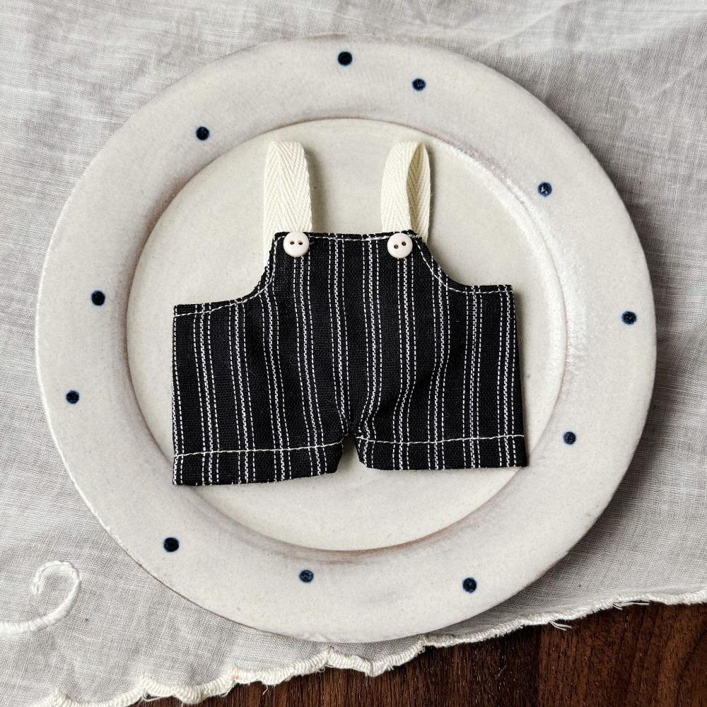 

DIY for Labubu Overalls Handmade For Labubu Clothes Matching Fashion Doll Clothing Birthday Gifts чёрный