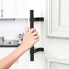 Home Door Handle Household Black Barn Sliding Pull Old Vintage Hardware 19.5cm Knobs Security Safety Practical