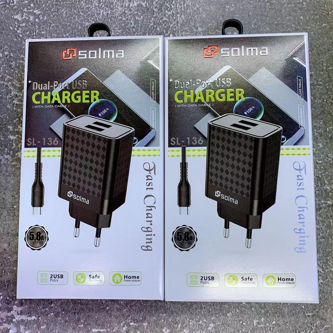 

5V 3A EU Spec CE Charger for Desk Lamp & Fascia Gun Adapter Cable with Device