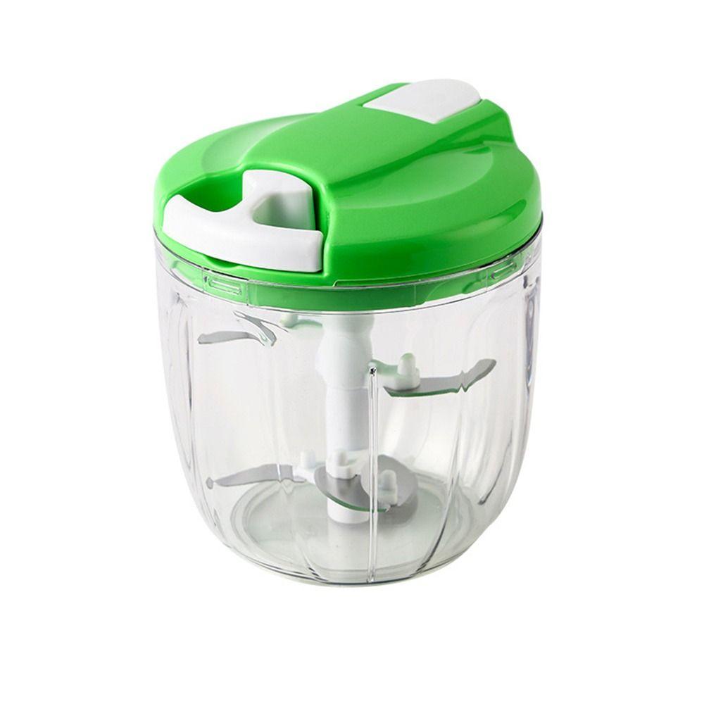 Multi-function Hand Pull String Garlic Chopper Portable Manual Food Mincer Wear-proof Anti-slip Base Vegetable Cutter Onion