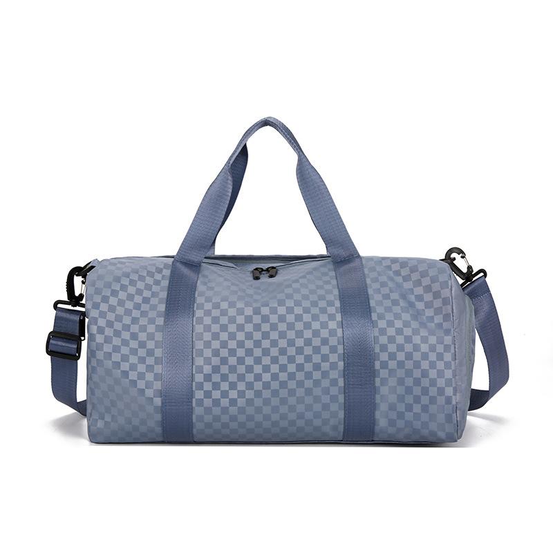 Mala de viagem de grande capacidade para curta distância, alça leve portátil feminina, fitness esperando entrega, capa de bolsa de armazenamento, haste de tração para embarque.
