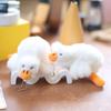 Cute Goose Plush Toy With Pp Cotton Filling For Bags And Gifts