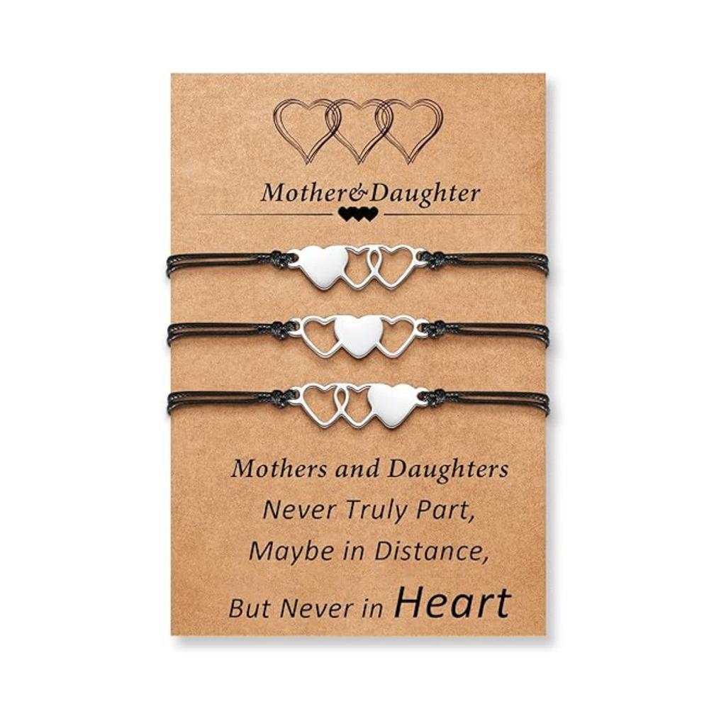 JYL TS Bracelet  Couple Heart Wax Cord Weave Strengthens Intimacy & Bond