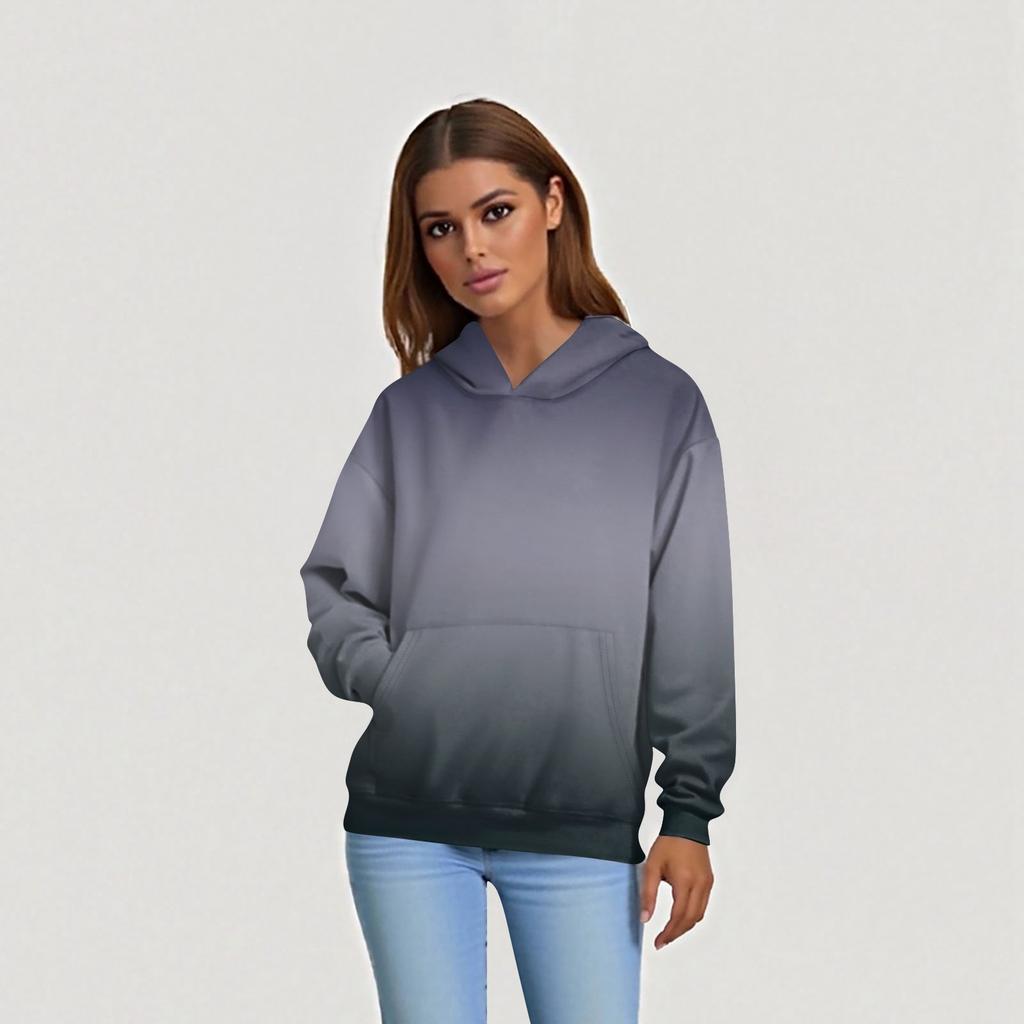 Women's Fashion Daily  Casual V-Neck Long Sleeve Printed Top