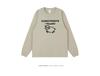 Adorable Japanese Cartoon Lamb Print Versatile Long-Sleeve Top for Autumn/Winter