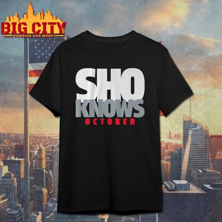 Shohei Ohtani Sho Knows October T-Shirt Unisex T-Shirt M