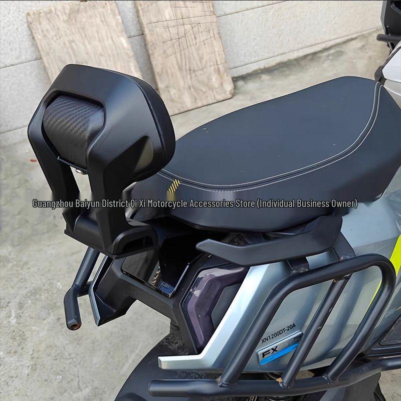 Aluminum Alloy Backrest for Niu FX/FXT Electric Scooter - No-Damage Rear Cushion Lumbar Support Accessory