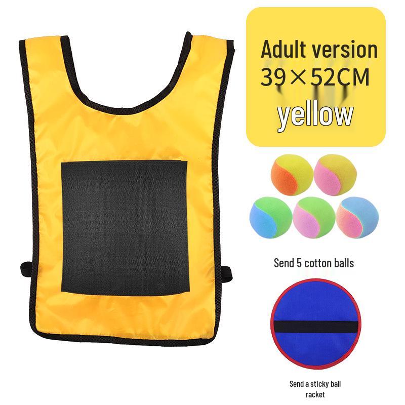 Children's Sticky Ball Dodgeball Vest for Outdoor Parent-Child Games