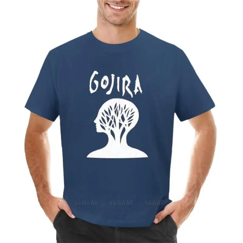 Man T-shirt O-neck Top Teeshirt Best Seller - Gojira Band T-Shirt Korean Fashion Oversized T-shirt Clothes for Men