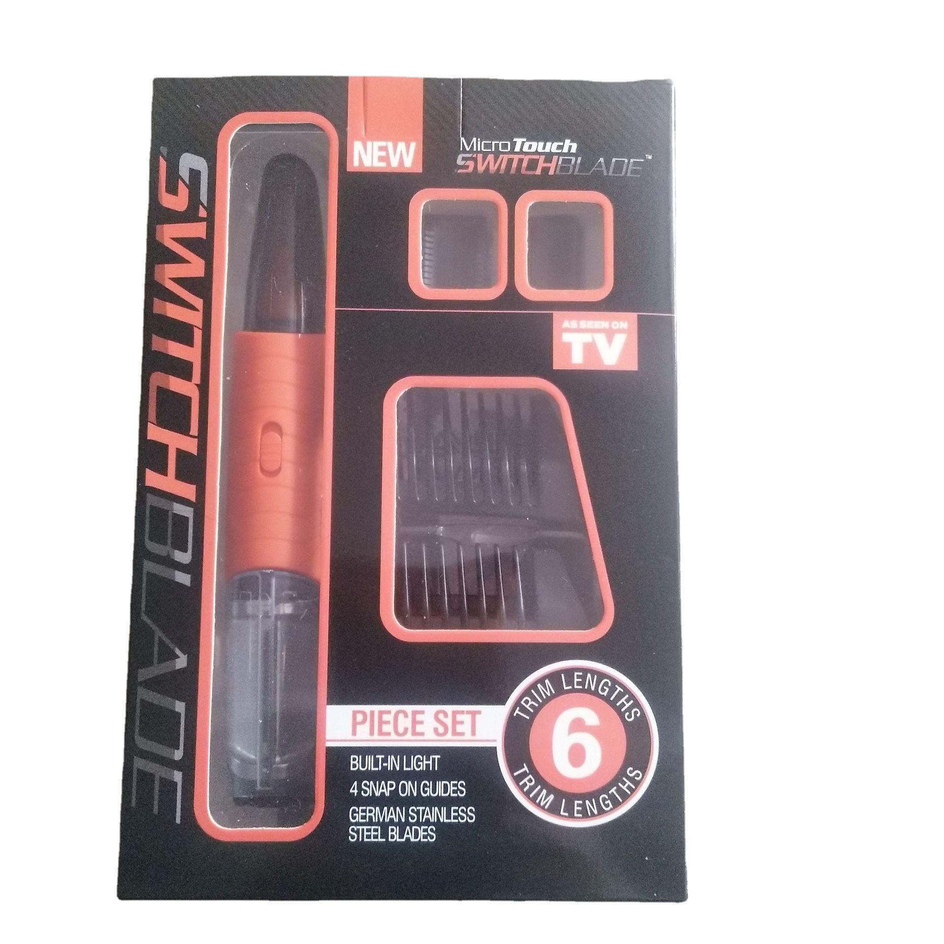 

Men s Multi-Functional Electric Hair & Nose Trimmer with Dual-Head Razor 21.5 x 13.5 x 4.5 cm оранжевый