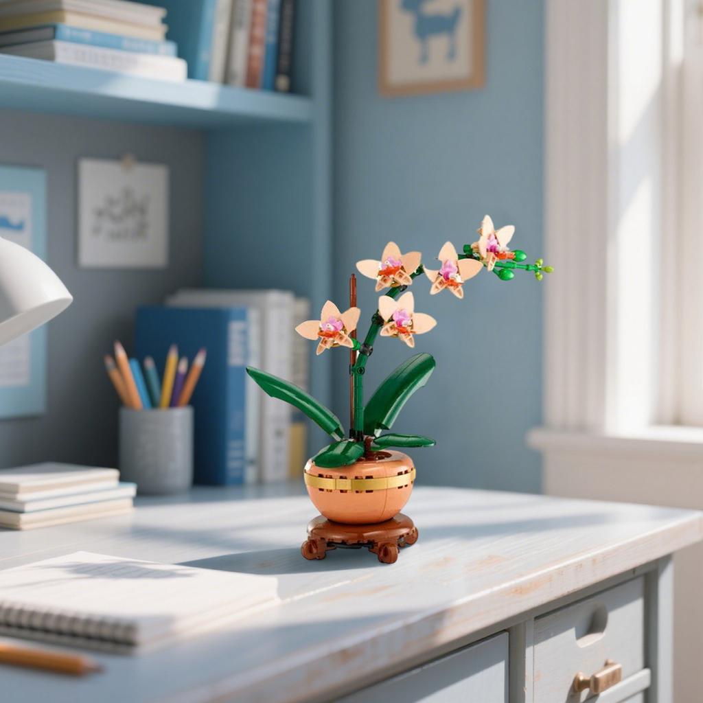 Rosenstrauß Bausteine, Mädchengeschenk, Ewige Blume, Pädagogisches Bauspielzeug