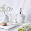 Essential Oil Burner Ceramic White, Scented Wax Melt Heater With Tea Candle Holder Decorative Aroma