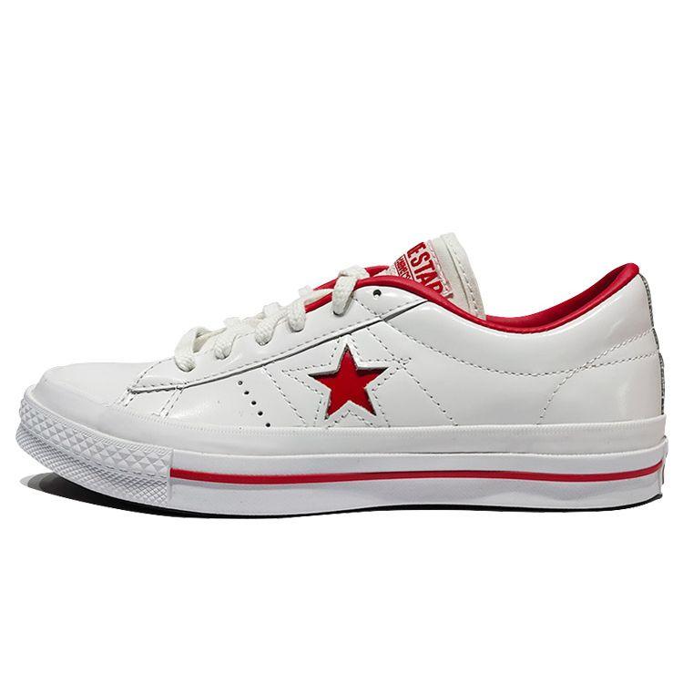 

Converse One Star Ox HanByeol - Кроссовки унисекс бело-красные 167326C