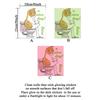 Badezimmer Leuchtende Katze Hockende Toilette Englischer Slogan Toilettenaufkleber Selbstklebend Verschönern Heimdekoration
